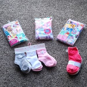 2t/3t girls socks and underwear